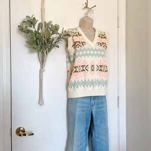 Clifton Place Knits Western Sweater Vest